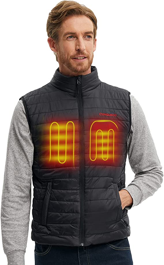 CONQUECO Men's Heated Vest