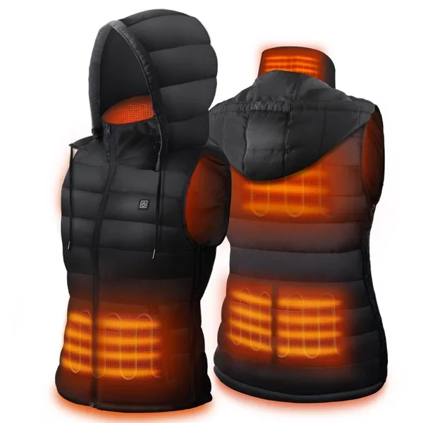DR.PREPARE Unisex Hooded Heated Vest