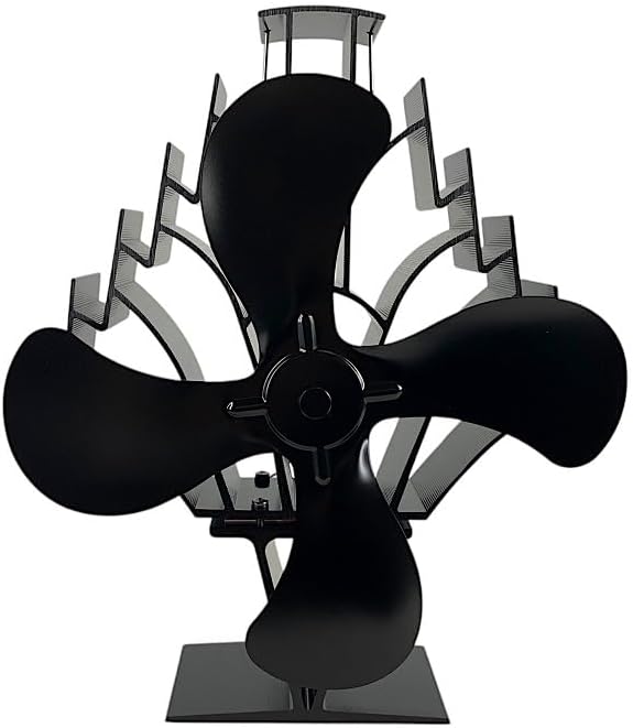 Heat Powered Stove Fan for Wood & Pellet Burners