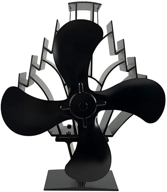 Heat Powered Stove Fan for Wood & Pellet Burners